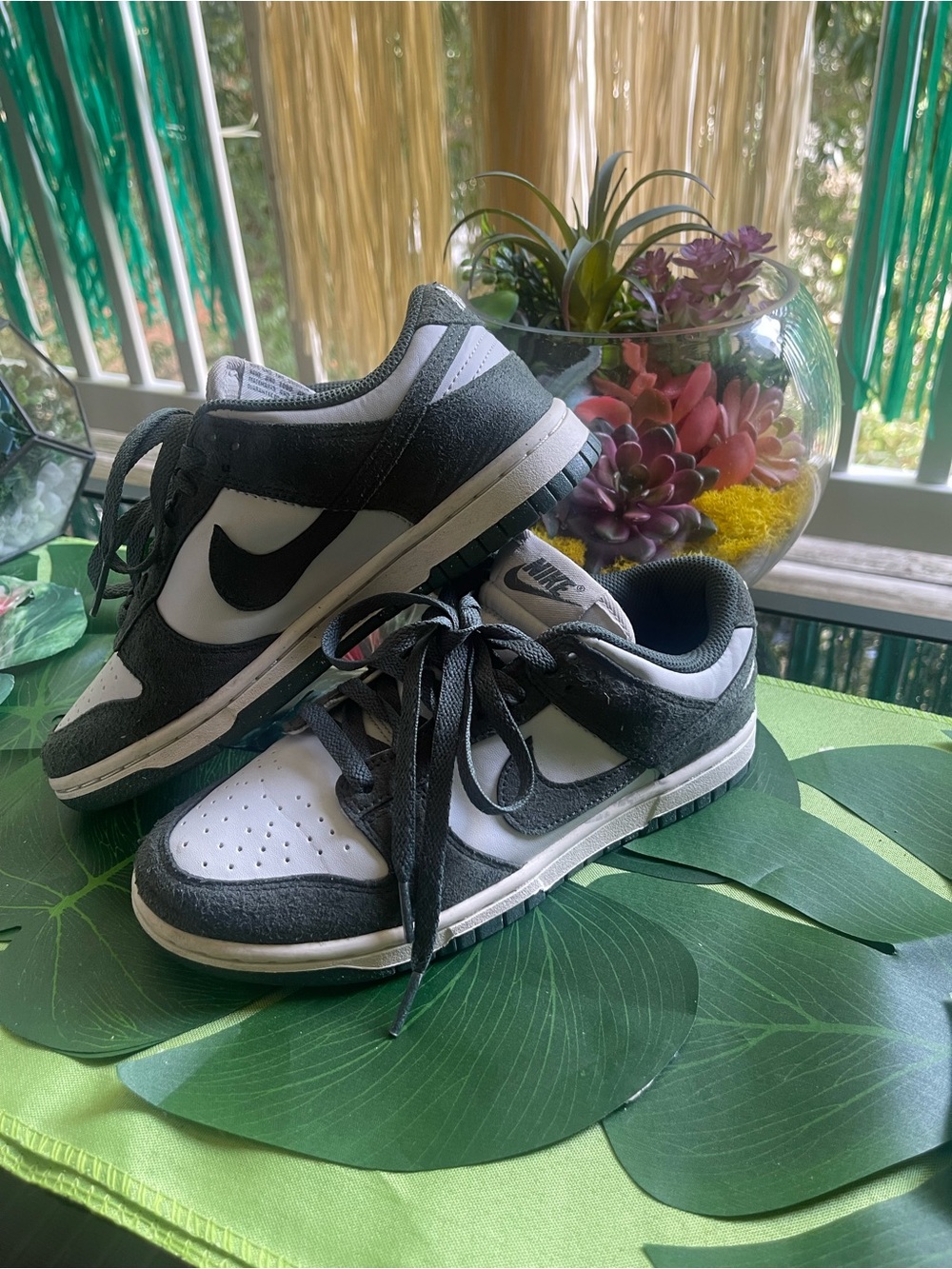 Nike Black and White Low-Top Sneakers